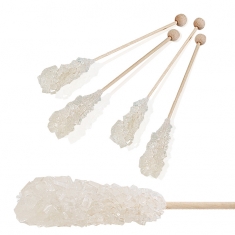 Vendita online Rock Candy Sugar cristalli di zucchero bianco in stick