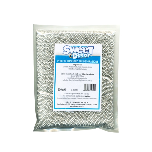 Vendita online Sweet Decor - Perle di zucchero argento