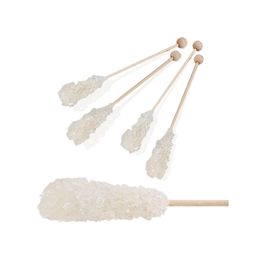Vendita online Rock Candy Sugar cristalli di zucchero bianco in stick